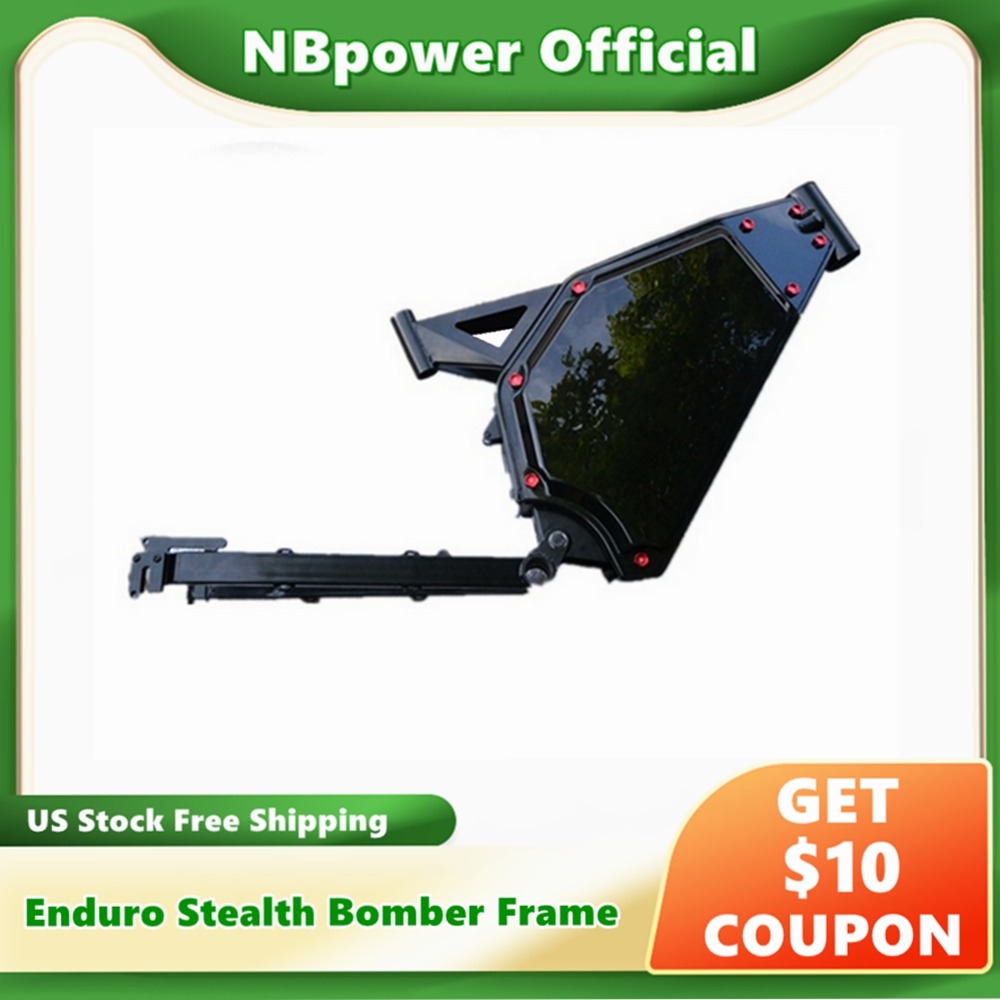 8000W Stealth Bomber Ebike - Abd stok NBpower Enduro Ebike çerçeve,