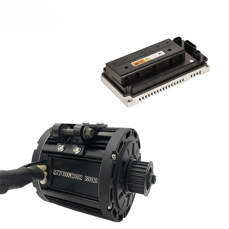 Mid Drive Motor Kit 72V 3000W - qs138 3000W Tepe Gücü 9KW 72V