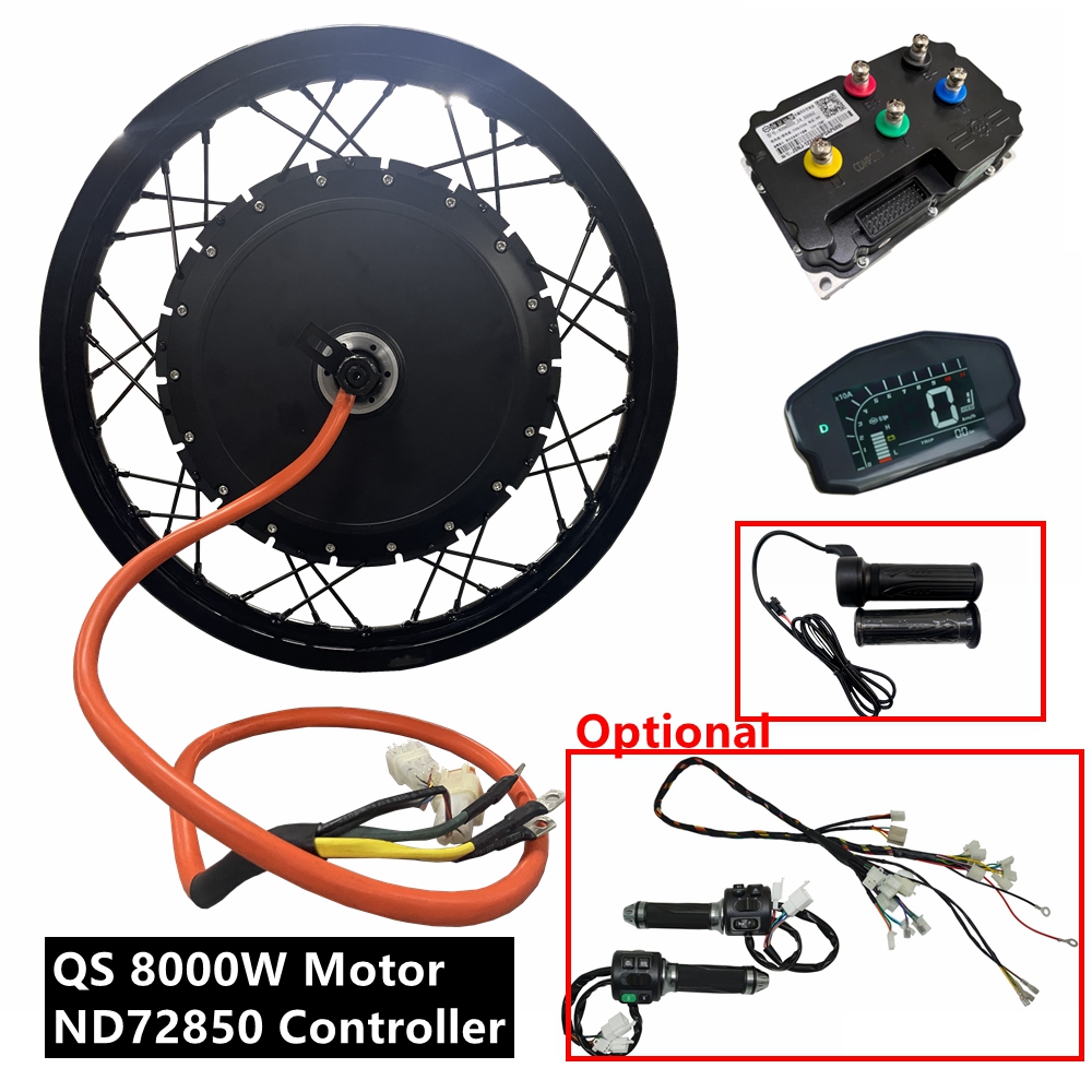 Qs273 Hub Motor 8000W 72V - NBpower/QS273 V3 72v 8000W Ebike kiti