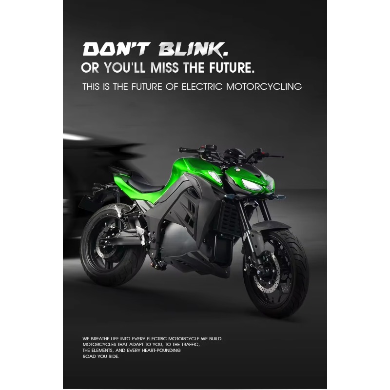 Lvyuan Yüksek Kaliteli ODF N19 - 72V 5000W Electric Motorcycle incelemesi ve fiyatı