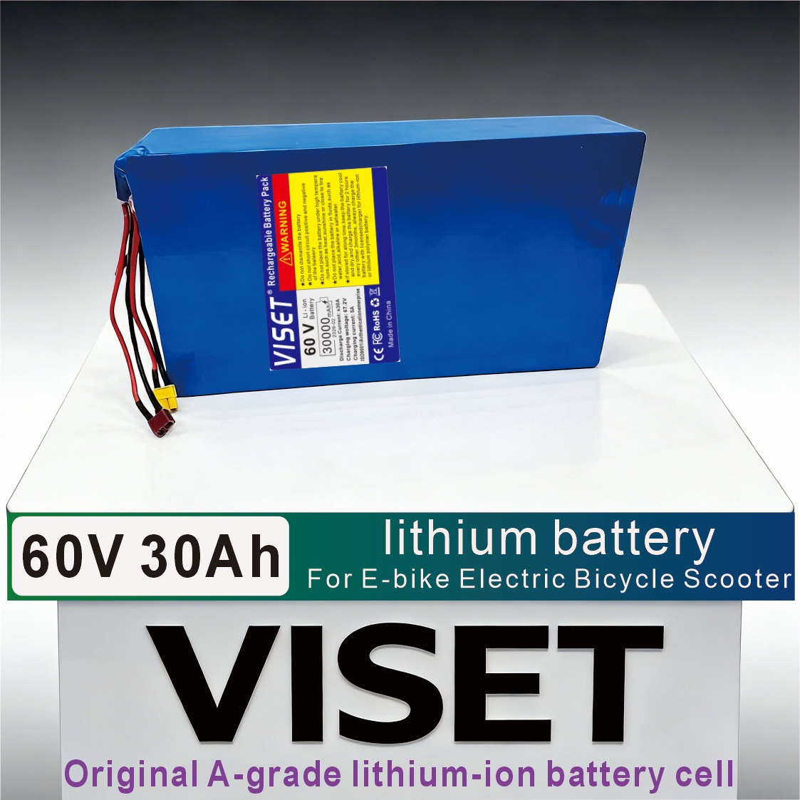 VISET 60V 30AH Bisiklet 18650  - 60V 30Ah Electric Scooter Battery incelemesi ve fiyatı