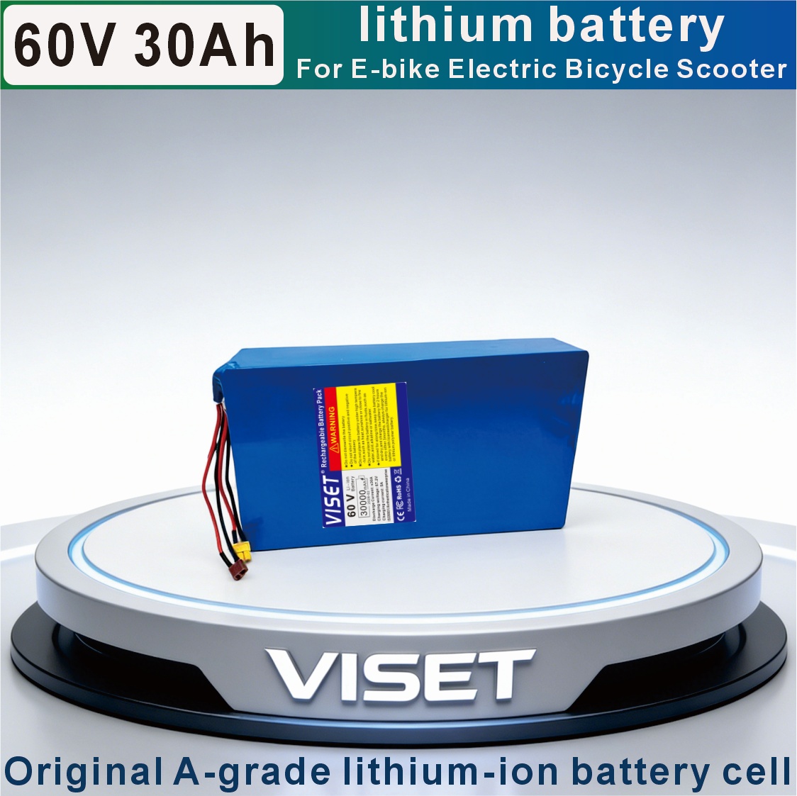 VISET 60V 30AH Bisiklet 18650  - 60V 30Ah Electric Scooter Battery incelemesi ve fiyatı