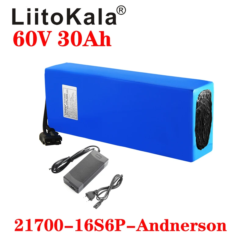 LiitoKala 60V 30ah 16S6P elekt - 60V 30Ah Electric Scooter Battery incelemesi ve fiyatı
