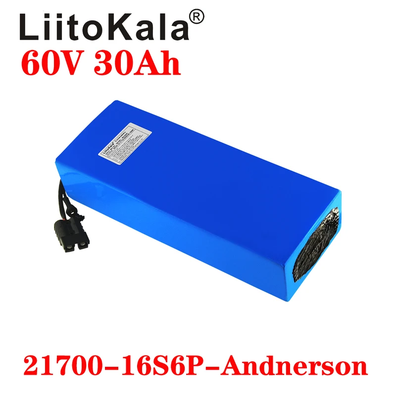 LiitoKala 60V 30ah 16S6P elekt - 60V 30Ah Electric Scooter Battery incelemesi ve fiyatı