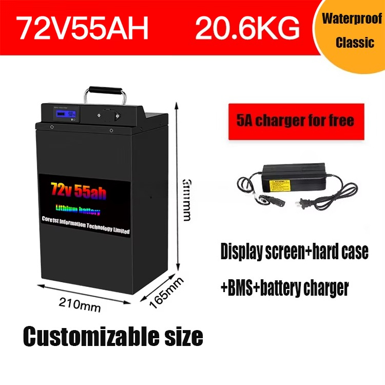 72 Volt Lifepo4 Pil Paketi 72V - 72V 60Ah Lifepo4 Battery Pack incelemesi ve fiyatı