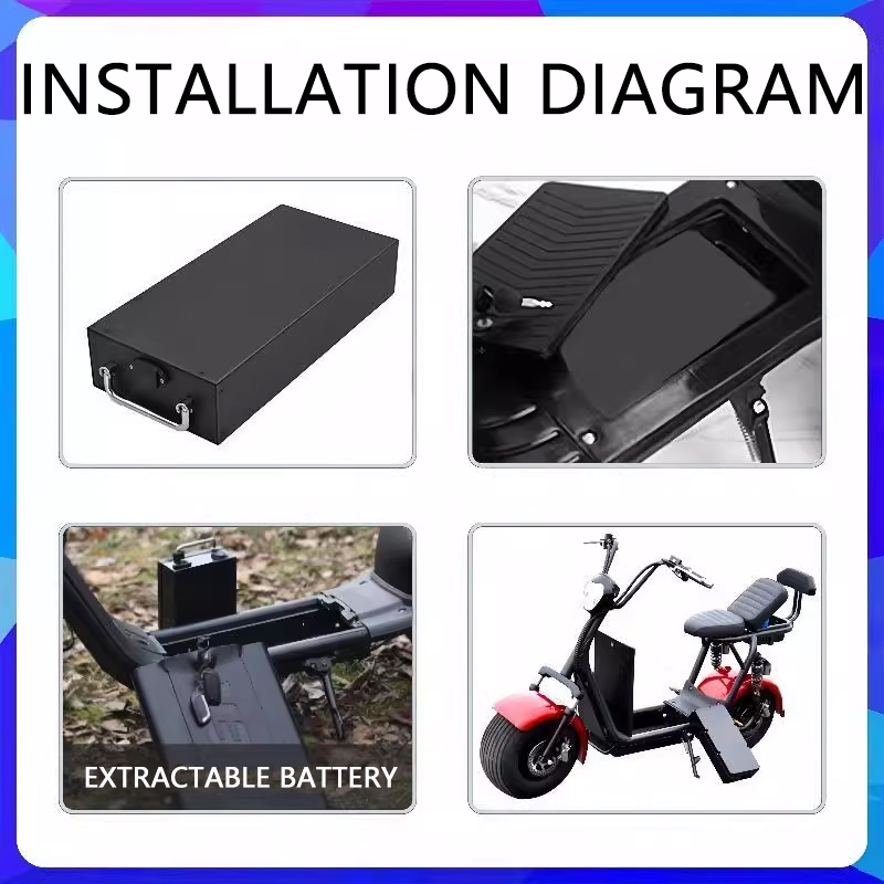 Yeni 60V 30Ah 40Ah 10Ah Elektr - 60V 30Ah Electric Scooter Battery incelemesi ve fiyatı