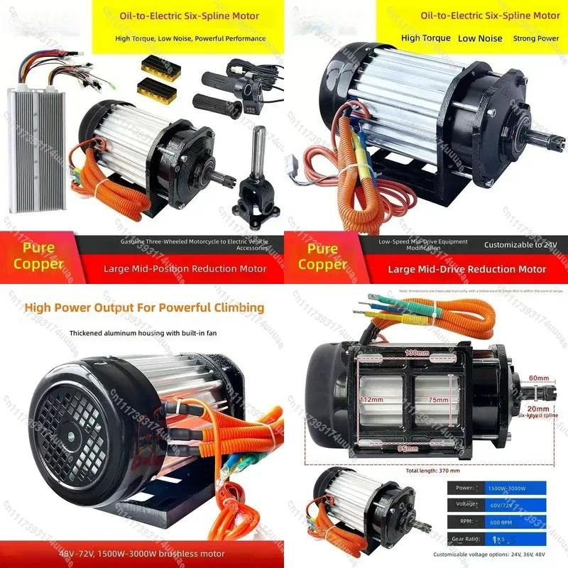 Motosiklet Elektrik Dönüşüm Ki - Electric Motorcycle Conversion Kit 72V incelemesi ve fiyatı