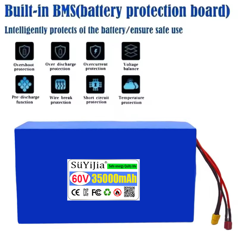 60V 35Ah 18650 Li-ion Pil Pake - 60V 30Ah Electric Scooter Battery incelemesi ve fiyatı