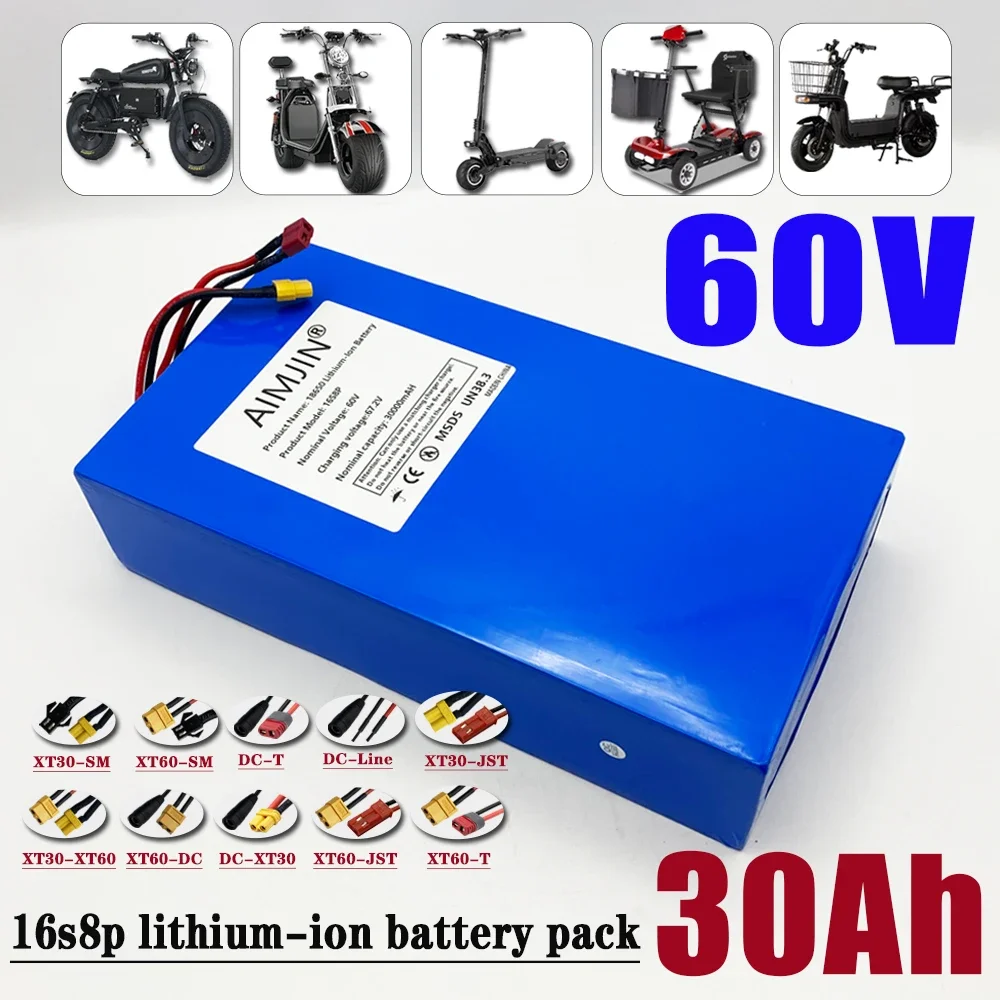 18650 Lityum İyon Pil Paketi,  - 60V 30Ah Electric Scooter Battery incelemesi ve fiyatı