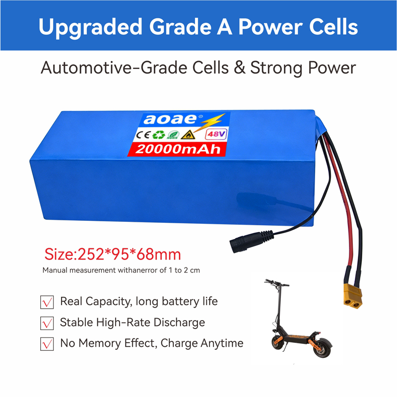 48V Elektrikli Scooter Aküsü 1 - 60V 30Ah Electric Scooter Battery incelemesi ve fiyatı