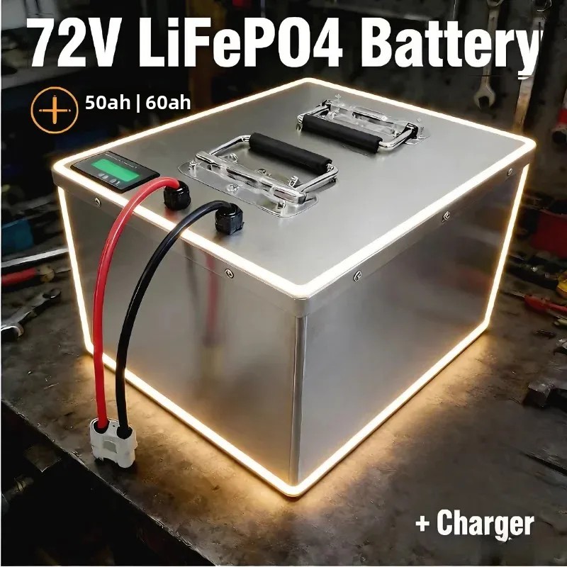 72V 50Ah 50A 60Ah 60 Ah 60A li - 72V 60Ah Lifepo4 Battery Pack incelemesi ve fiyatı
